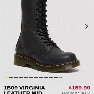 Dr. Martens Black Lace Up Boots